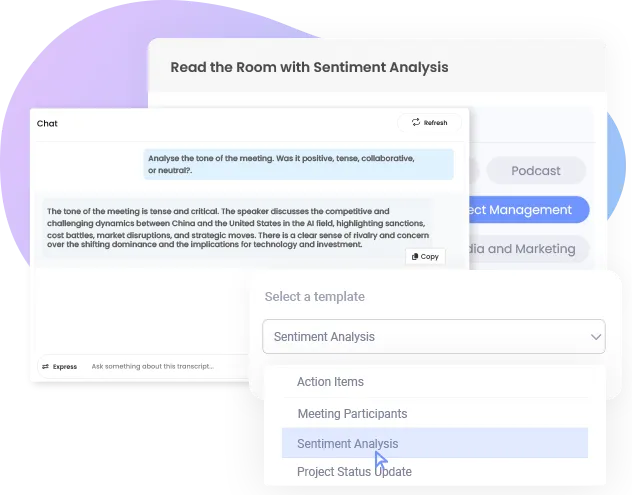 Read the Room with Sentiment Analysis