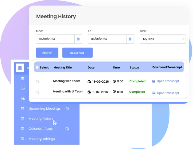 Meeting History